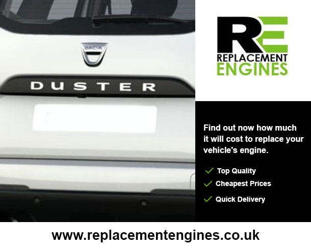 Reconditioned Dacia Duster Van Petrol engine for sale