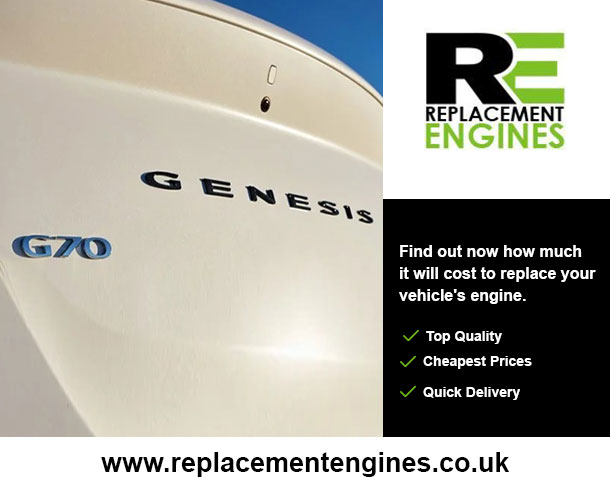 Reconditioned Genesis G70 Diesel engine for sale